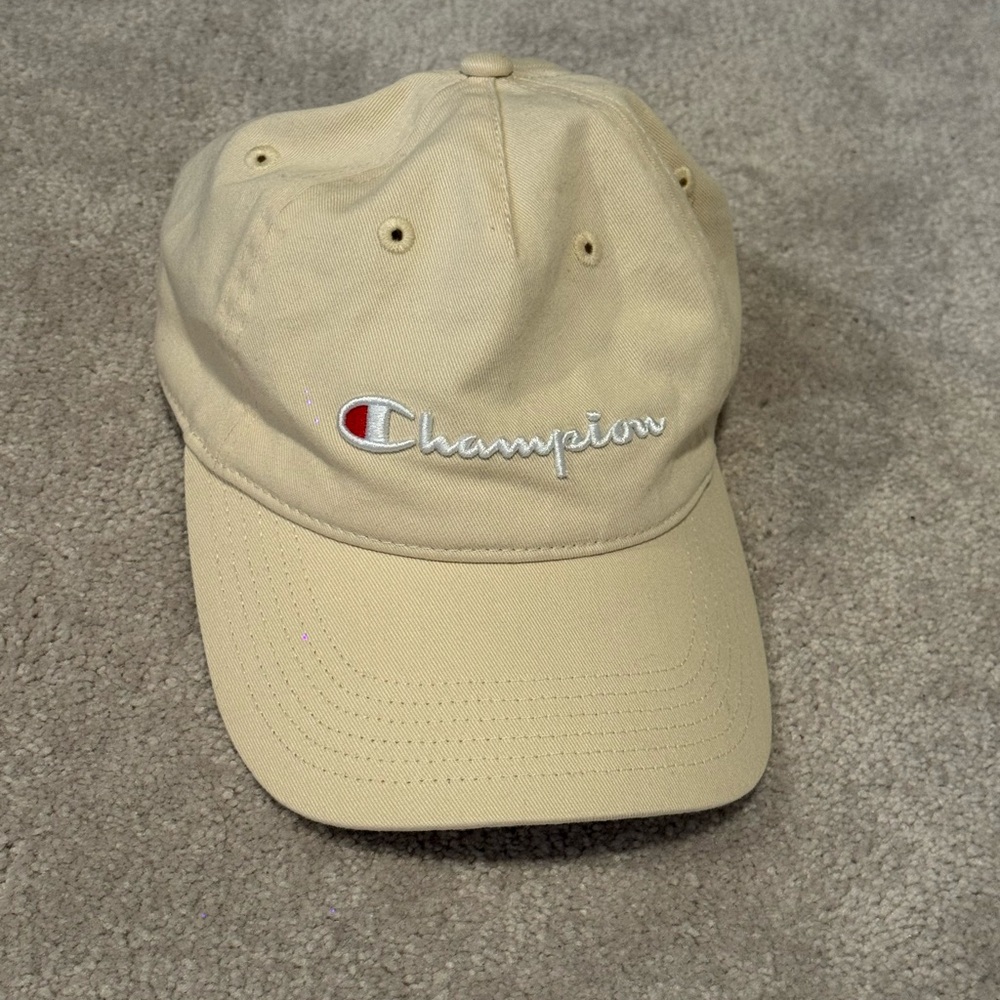 Champion Tan Logo Baseball Cap